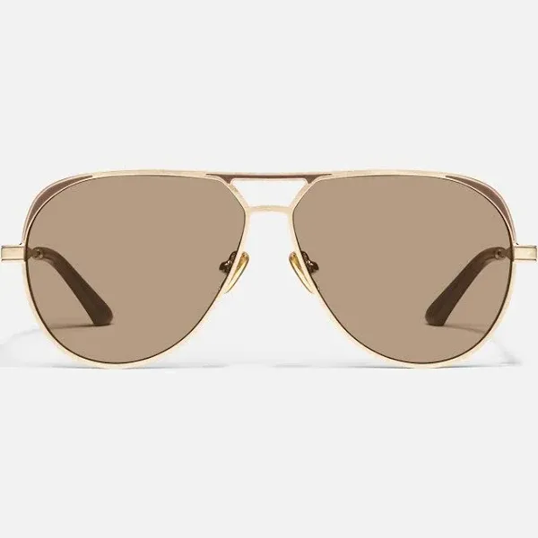 Quay Open Tab Aviator Sunglasses