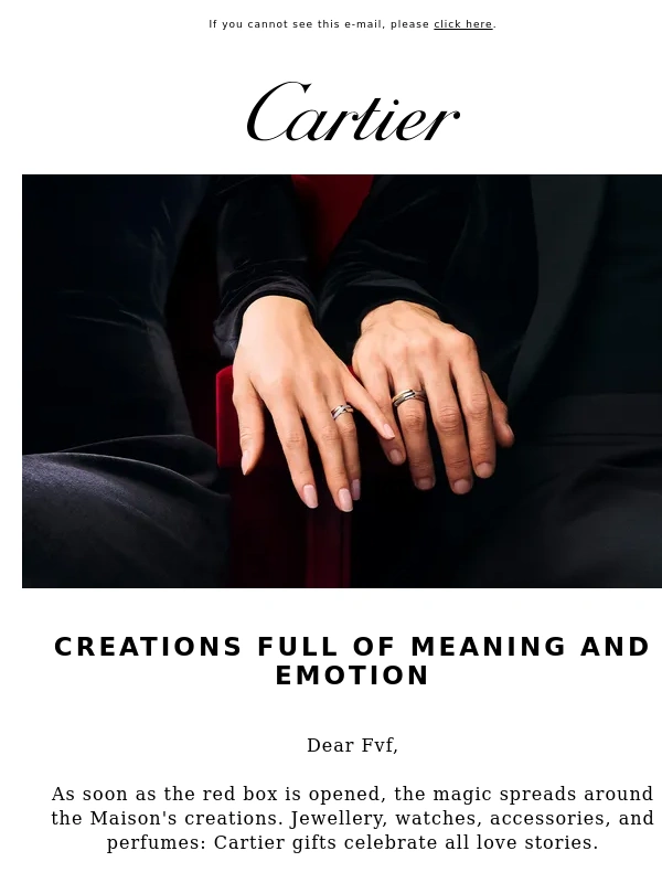 Cartier - A Cartier gift for Valentine's Day