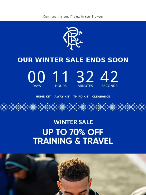 Rangers - ❄️ Our Winter Sale ends tonight ❄️