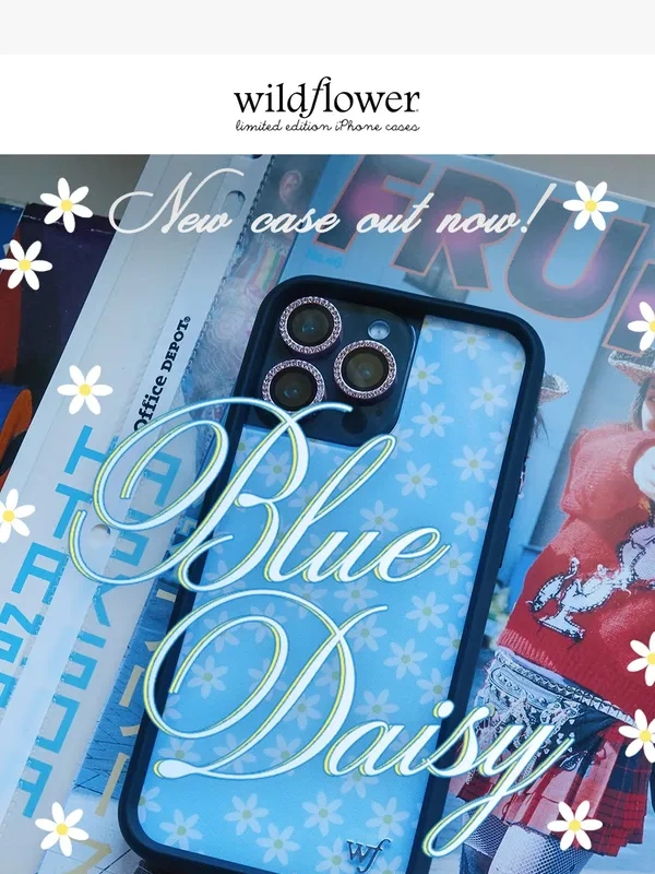Wildflower cases - ?? crazy about daisies?