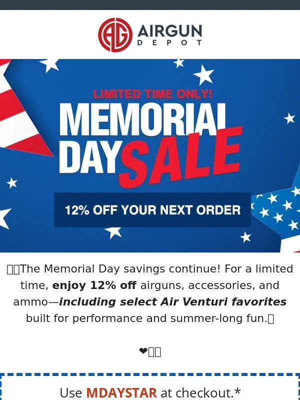 Airgun Depot - Select Air Venturi now 12% Off!