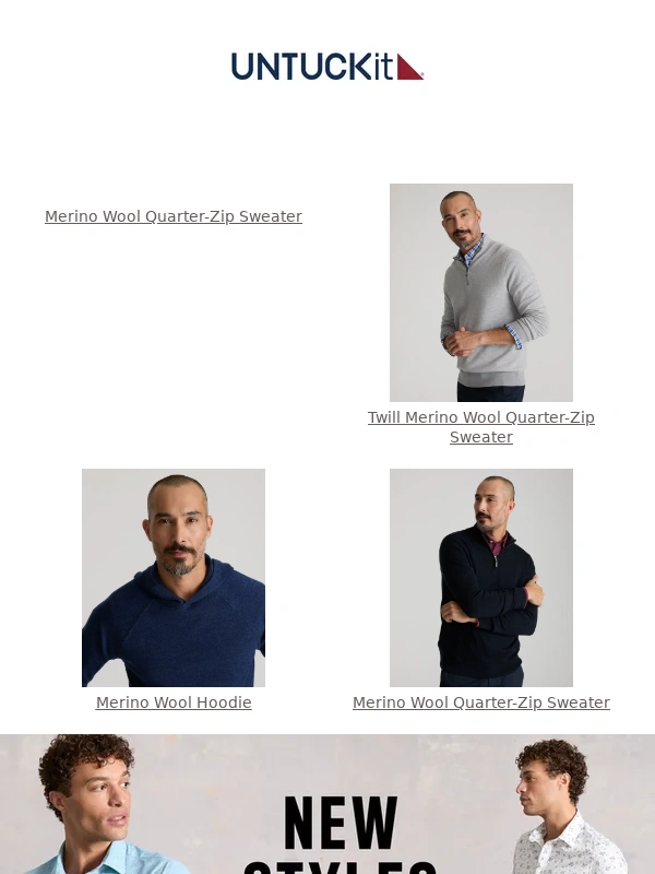 UNTUCKit - Winter's Not Over Yet–Bundle Up ❄️