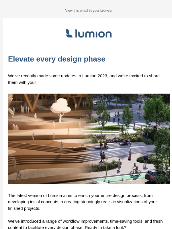 Lumion - Get creative with the latest Lumion updates