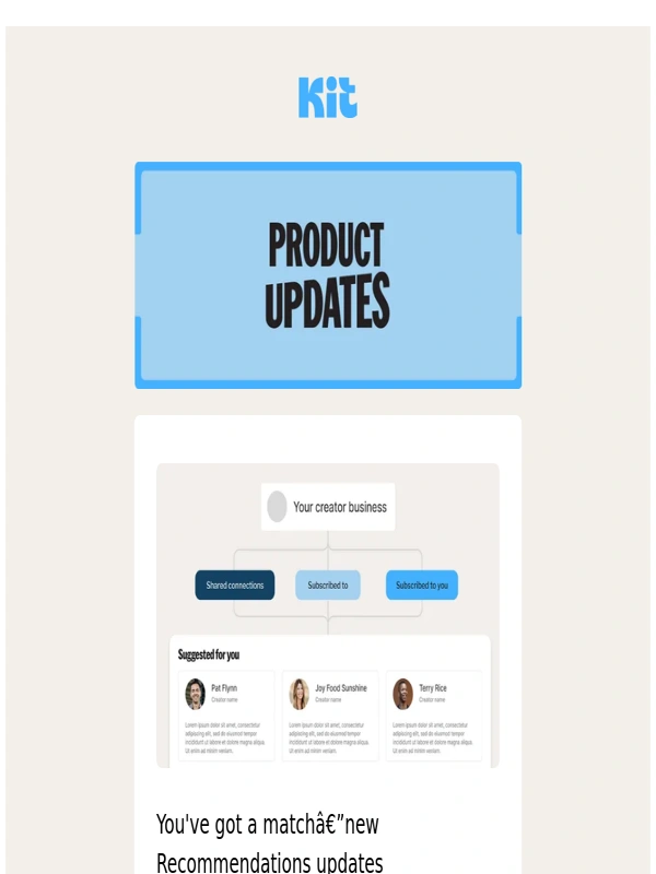 ConvertKit - Kit Product Updates: December 2024
