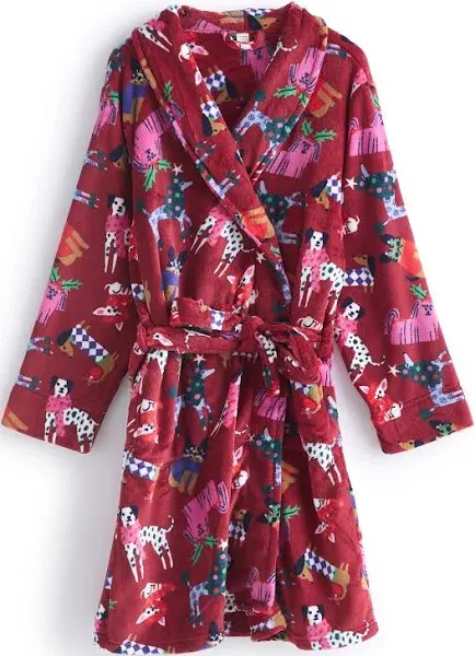 Vera Bradley Outlet Women's Fleece Robe Center Stage Glow