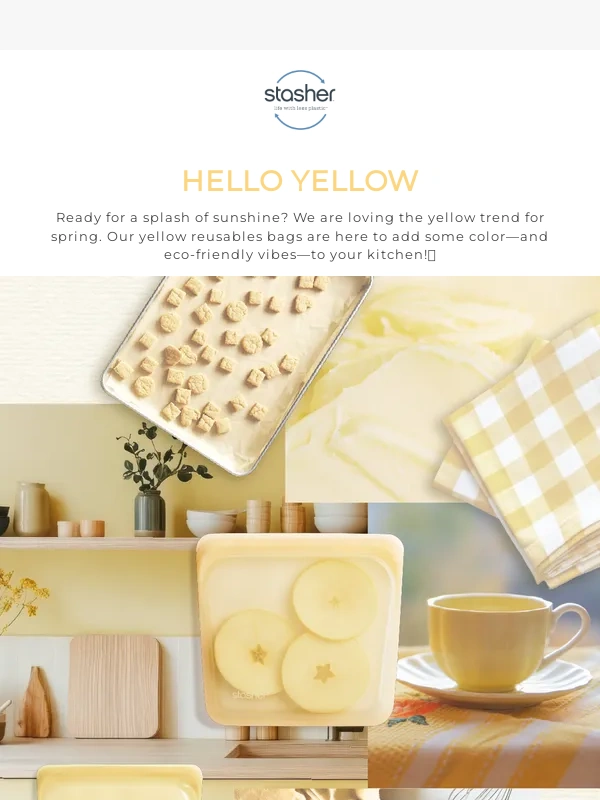 stasher - Brighten up with Butter Yellow ⭐ ? ?