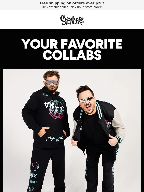 Spencers - Exclusive collabs you can’t miss ?