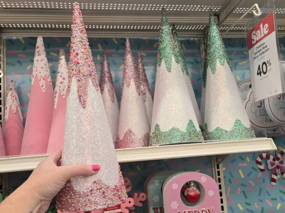 Ashland Sprinkle Shop 17″ Cone Tree Tabletop Decor