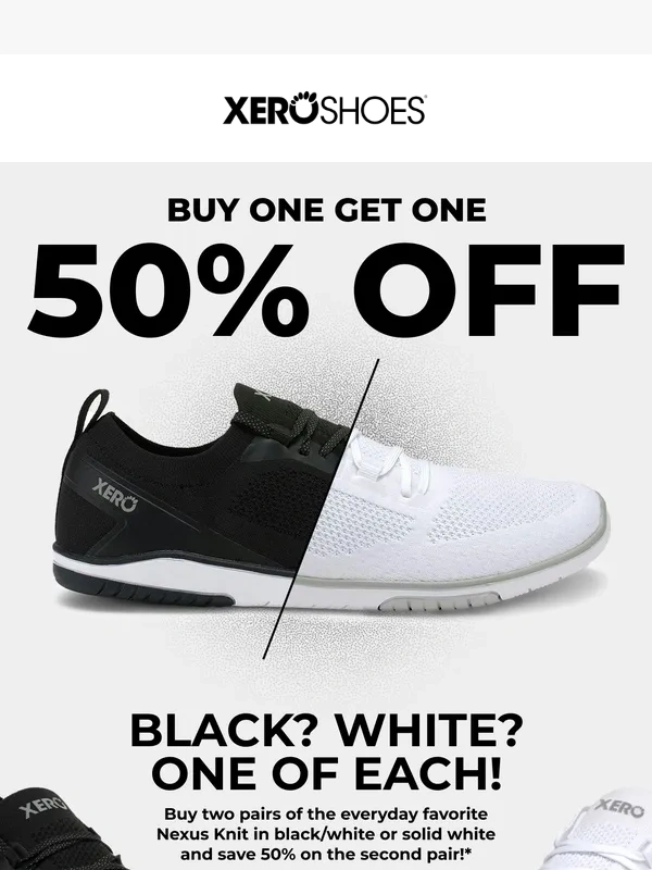 Xero Shoes - Limited Time: Black & White BOGO! ⚫️⚪️