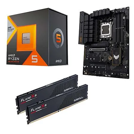 AMD Ryzen 5 7600X3D + ASUS B650-E TUF Gaming MB & 32GB G.Skill Flare X5 DDR5 RAM