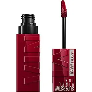 Maybelline - Super Stay Vinyl Ink Longwear Liquid Lipcolor, 0.14 fl oz, 1 Count, Royal, Deep Wine Red