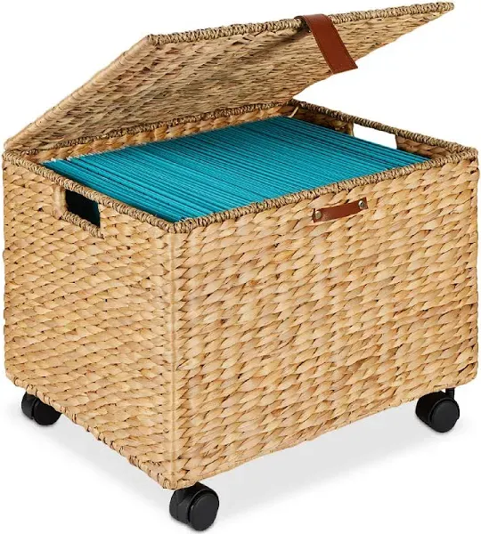 Best Choice Products Hyacinth Rolling Filing Cabinet