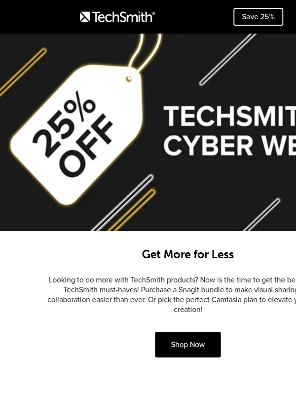 TechSmith - Get More for Less