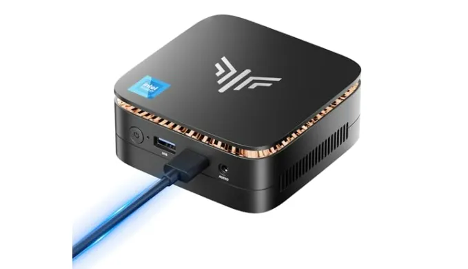 KAMRUI Essenx E1 Mini PC Alder Lake N97(up to 3.60 GHz),16GB DDR4 512GB M.2 SSD Mini Desktop Computer, Mini Computers, 4K,WiFi 2.4G/5G, Small PC Desktop Business Home Office Family-NAS