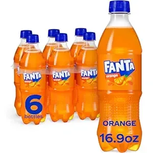 Fanta Orange, 16.9 Fl Oz, Pack of 6