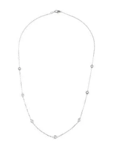 Bloomingdale's Fine Collection 14K White Gold 1.0 ct. T. W. Diamond Station