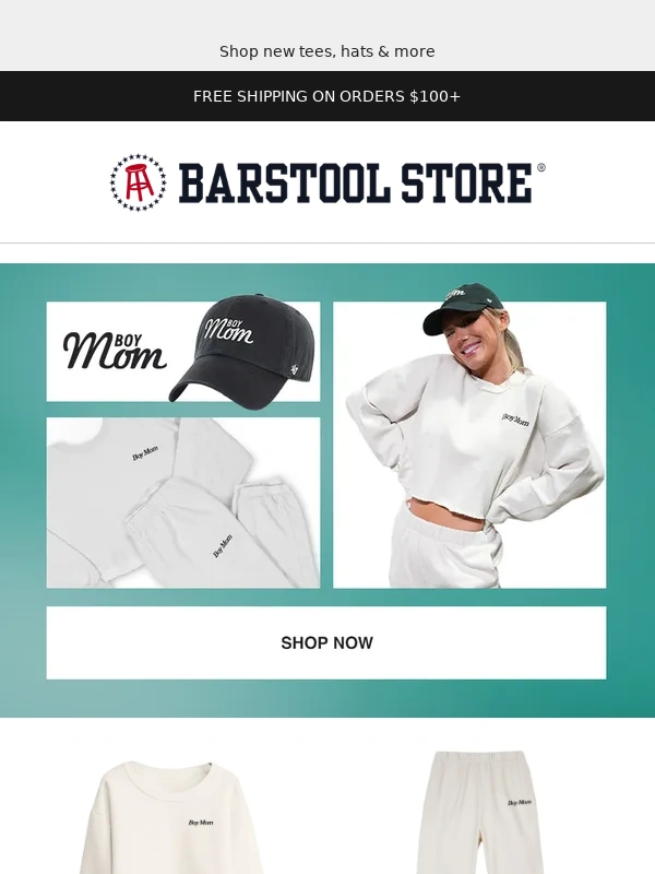 BARSTOOL STORE - For the Boy Mom in your life this Mother's Day