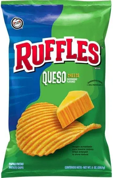 Ruffles Potato Chips Queso Cheese