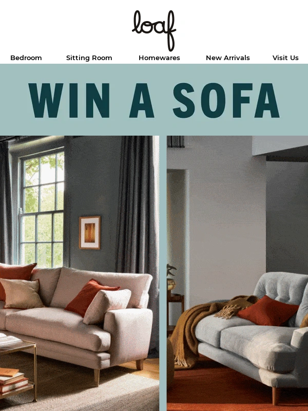 Loaf - WIN your dream Loaf sofa ?️