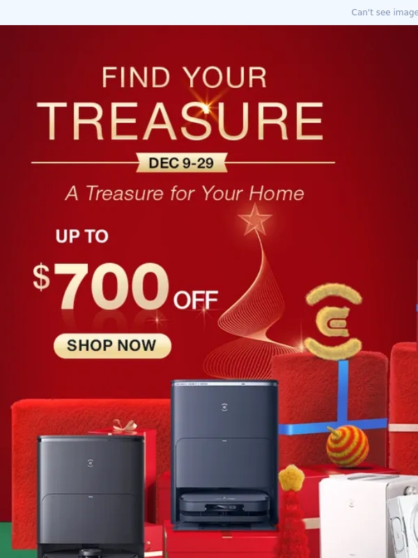 Ecovacs - Celebrate the Holidays with Savings Up to $700!