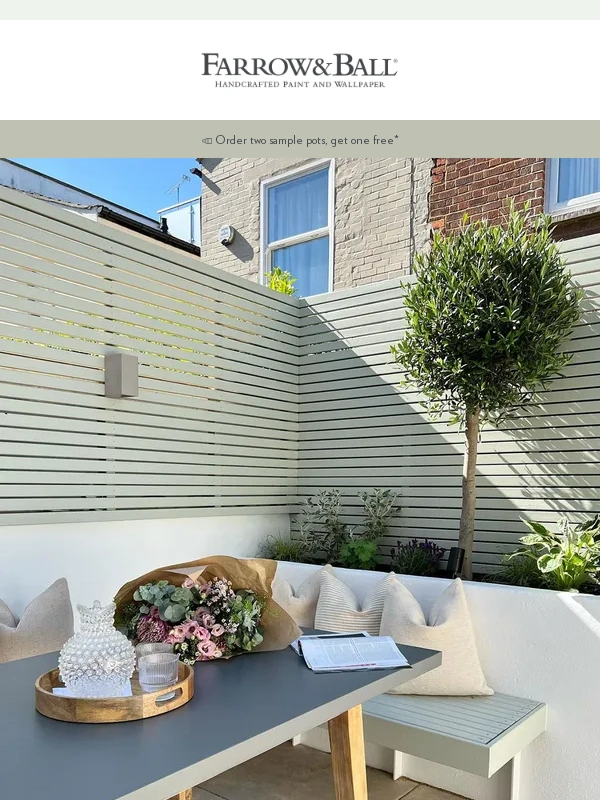 Farrow And Ball - Ready for sunny days ahead?