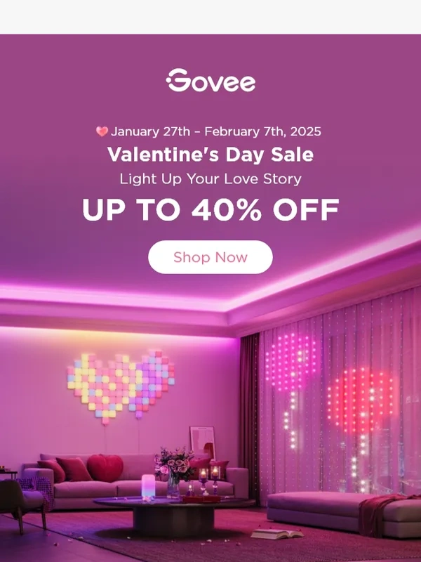 Govee - ⏳Countdown for Your Brilliant Valentine's Day Décor