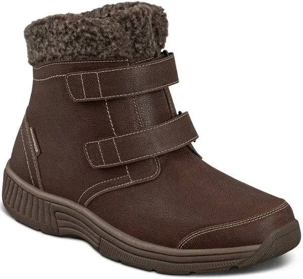 Orthofeet Women's Florence Boots Brown