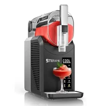 STERAYS Slushie Machine w/6 Preset Programs & Auto Cleaning
