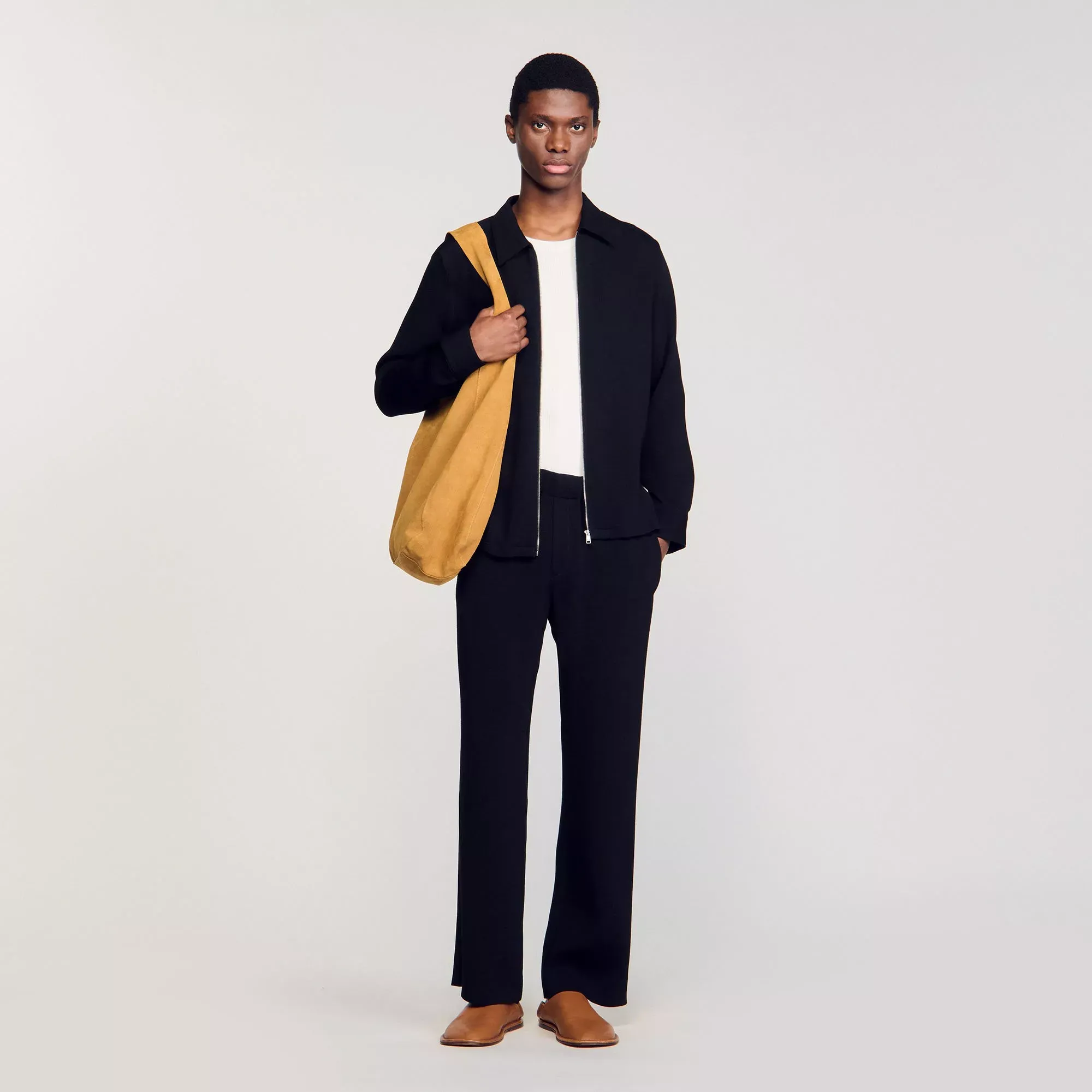 Sandro Pleated shirt - male - L