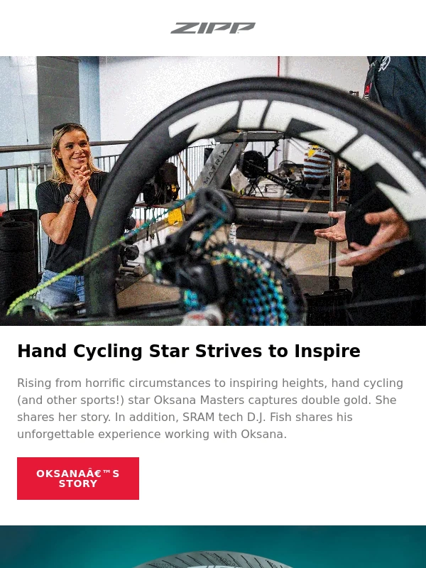 SRAM - Oksana Masters’ mission much more than medals