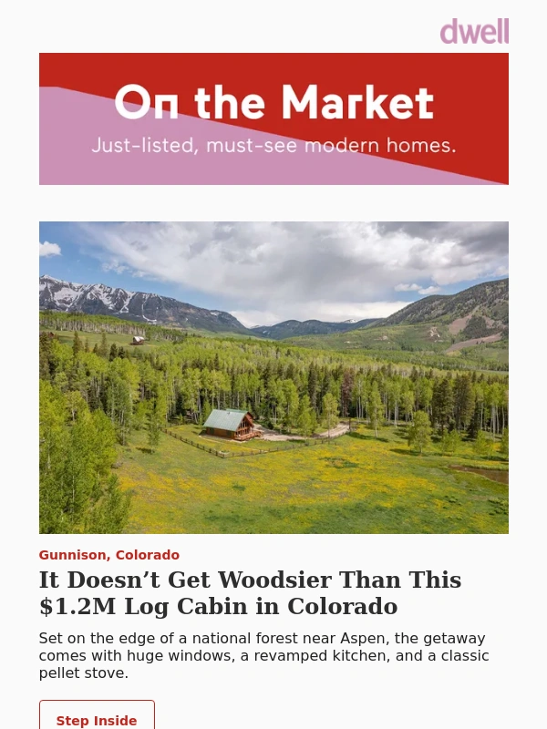 Dwell - It Doesn’t Get sier Than This $1.2M Log Cabin in Colorado