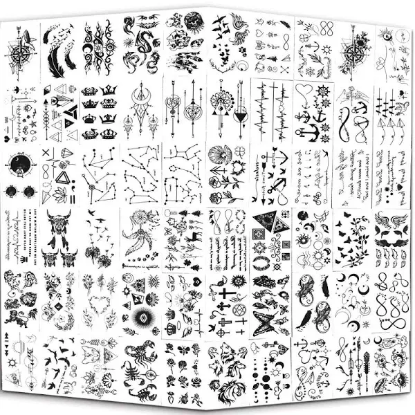 Yazhiji Tiny Waterproof Temporary Tattoos