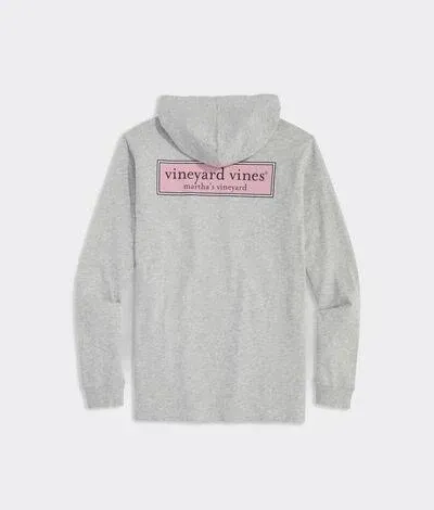 Vineyard Vines Classic Logo Box Cotton Hoodie Tee