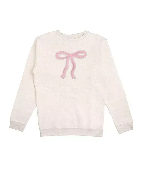 Sweet Wink Womens' Coquette Bow Patch Sweatshirt