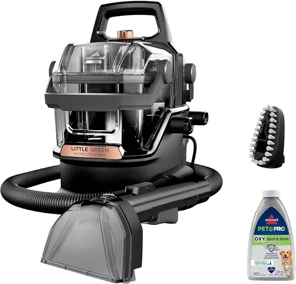 BISSELL Little Green HydroSteam Multi-Purpose Portable Carpet and Upholstery Cleaner 3618