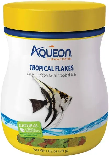 Aqueon Fish Food Tropical Flakes