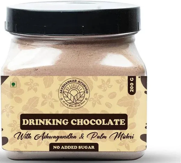 Trendia Ashwagandha Hot And Cold Chocolate Powder Blend With Palm Mishri(200Gm) - Jayshankar Ayurved