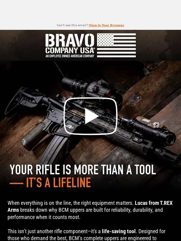 Bravo Company USA - Life-Saving Tools: BCM Uppers in Action