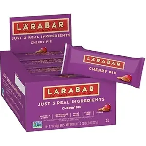 Larabar Cherry Pie, Gluten Free Vegan Fruit & Nut Bar, 1.7 oz Bars, 16 Ct