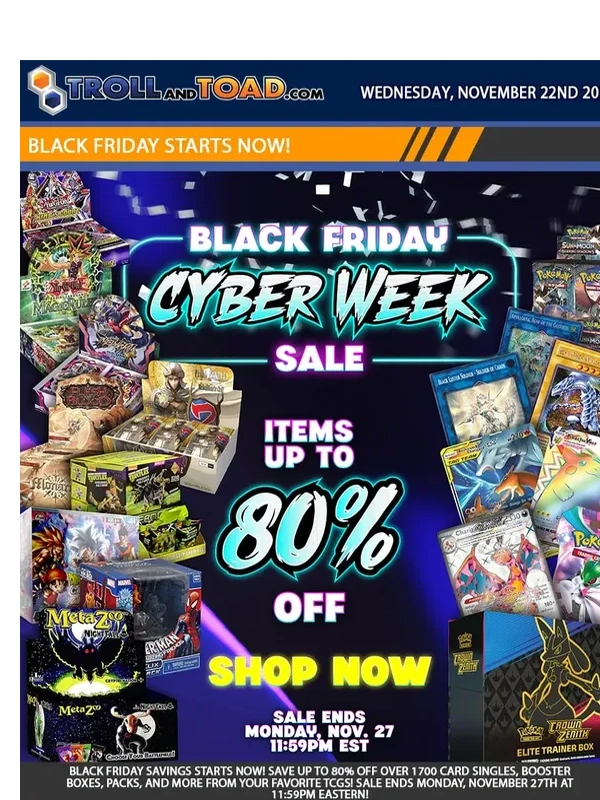 Troll And Toad - Black Friday Sale Starts NOW