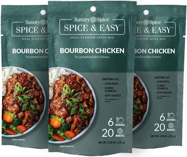 Bourbon Chicken Seasoning Mix Packet