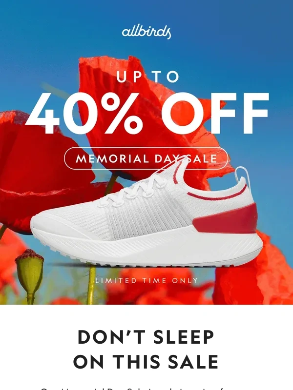 Allbirds - Ending Soon: Shoes Up To 40% Off ⏰