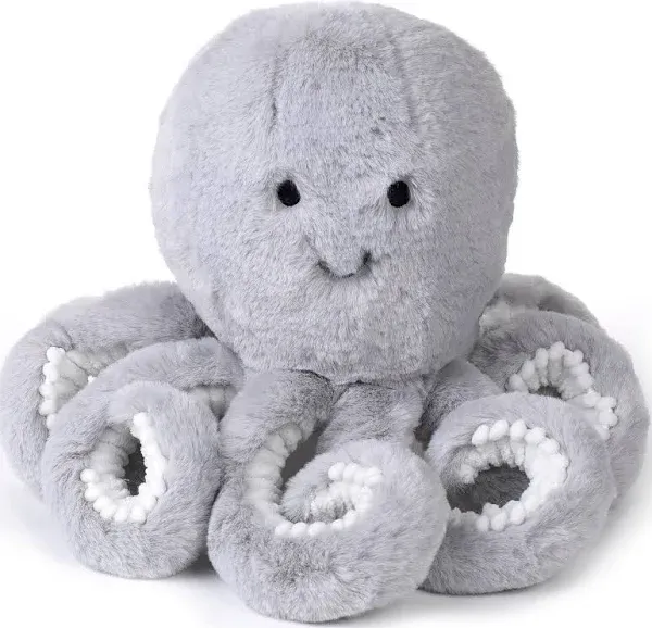 Lambs & Ivy Ocean Blue Plush Octopus Stuffed Animal Toy