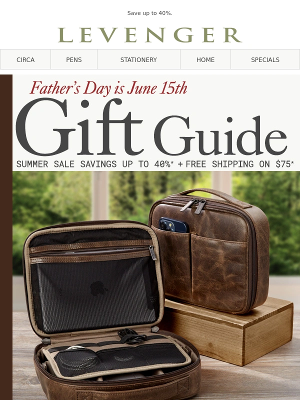 Levenger - Free Shipping & Father's Day Gifts