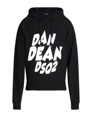 Dsquared2 Logo-print Pullover Hoodie In Black