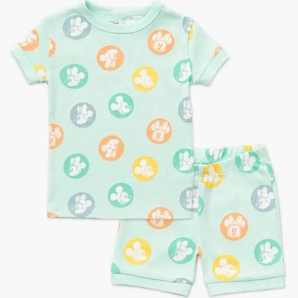 Monica + Andy Two-Piece Shorty Pajama Set In Americana Ice Pops