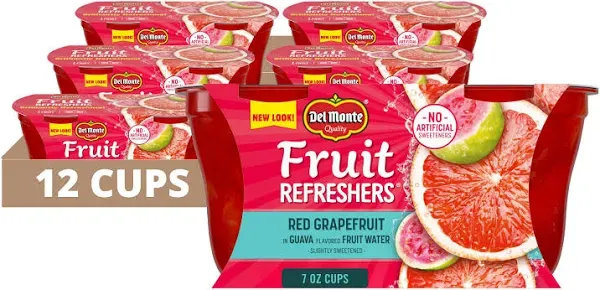 Del Monte Fruit Refreshers Red Grapefruit in Guava Fruit Water