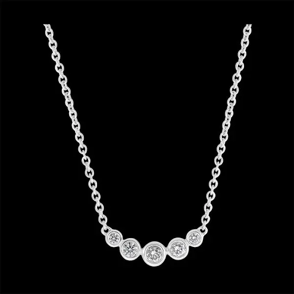 18 Carat Diamond Necklage in White Gold