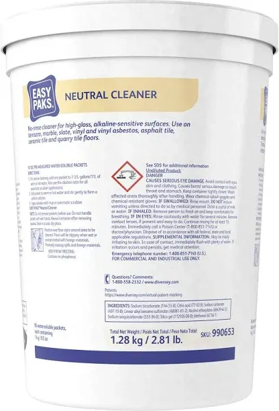 Easy Paks Neutral Cleaner 0.5 oz Packet