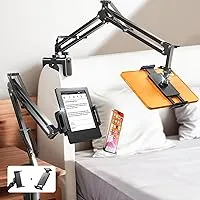Lisen 34.6" Long Arm Gooseneck 4-12.9" Tablet & Smartphone Arm Mount